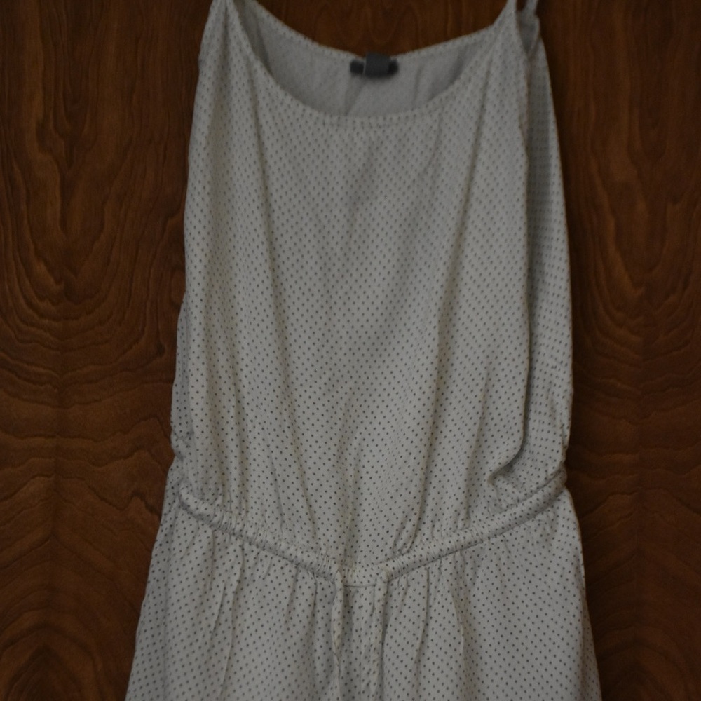 Aerie white polka dotted romper